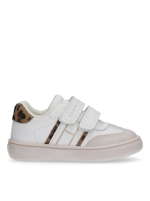Sneakers a strappo bianche TOMMY HILFIGER | 33969BIANCO BEIGE